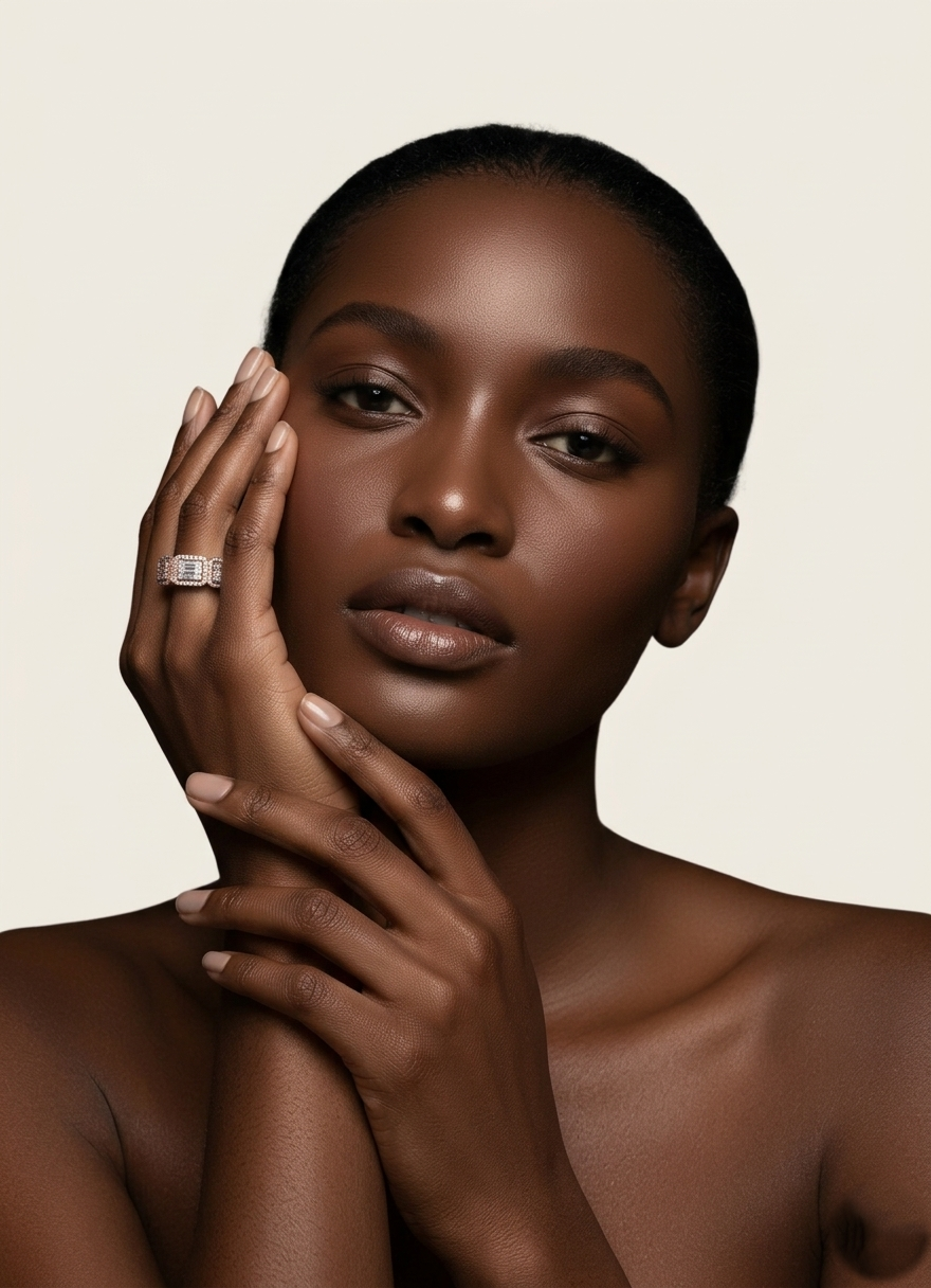 Celestine Radiance Ring