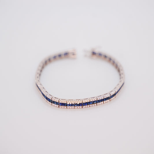 Sapphire Diamond Bracelet