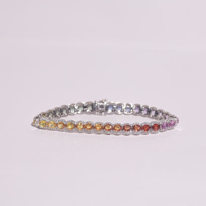 Paige Rainbow Diamond Bracelet