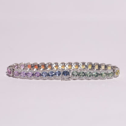 Paige Rainbow Diamond Bracelet