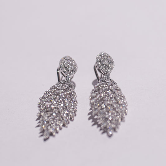 Iris Drop Diamond Earring