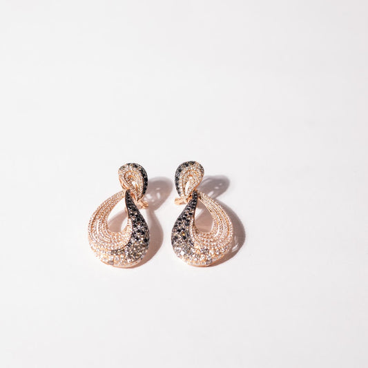 Viola Diamond Drop Earring