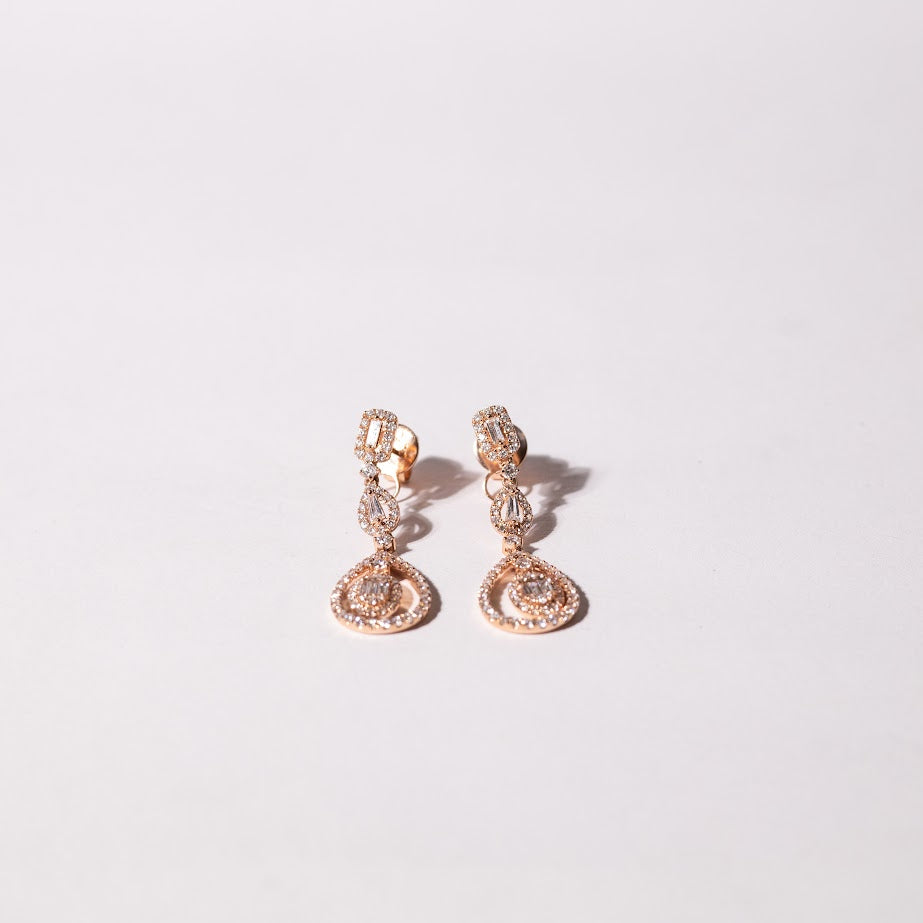 Paris Diamond Drop Earring