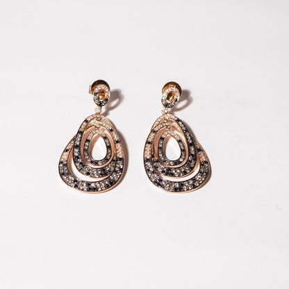 Dahlia Diamond Drop Earring