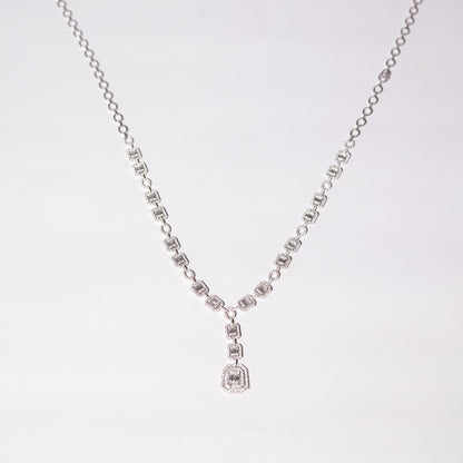 June Pendant Diamond Necklace