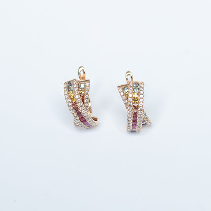 Gertie Rainbow Diamond Earring